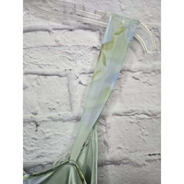 Vintage Secret Treasures floral y2k green babydoll slip lingerie medium. - Image 8