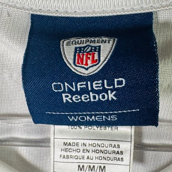 Reebok Indianapolis Colts Peyton Manning 18 Jersey Womens Medium White Blue NFL‎ - Image 3