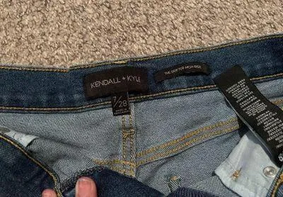 Kendall + Kylie High Waisted Jean Shorts - Image 5