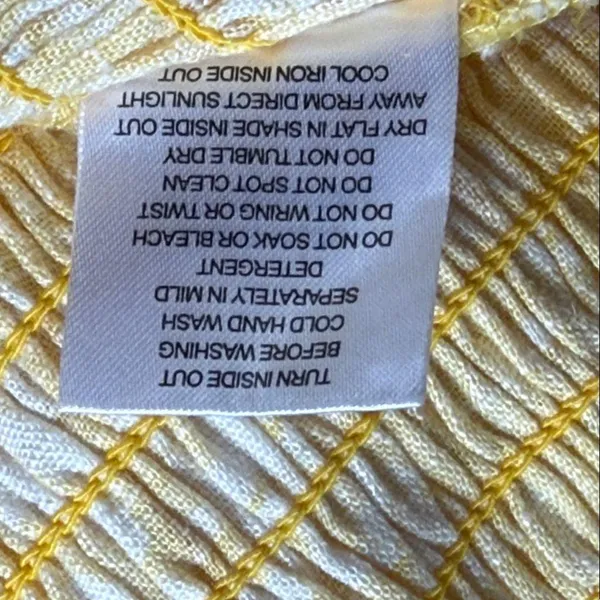 Sabo Skirt Light Yellow Ruffled Blouse - Image 10