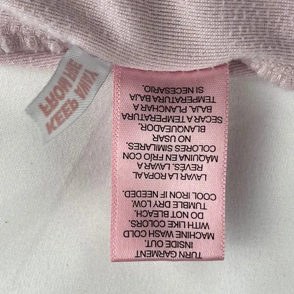 Juicy Couture Pink‎ Velour Embellished Logo Nightshirt Sleepshirt Lounge L - Image 7