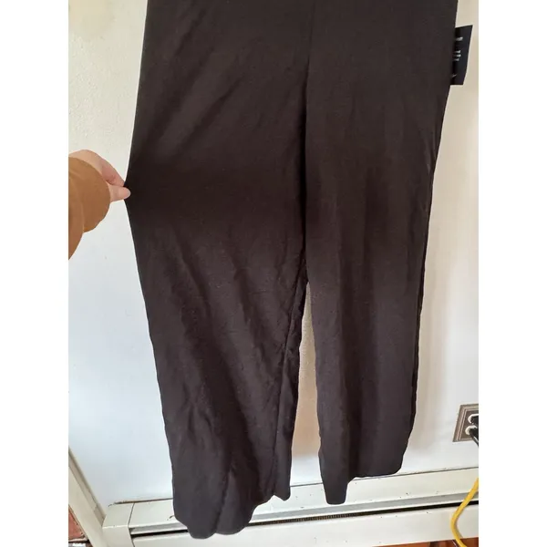 NWT Lulus Black Wide Leg Jumpsuit Size Small Sweetheart Neckline Empire Waist - Image 4