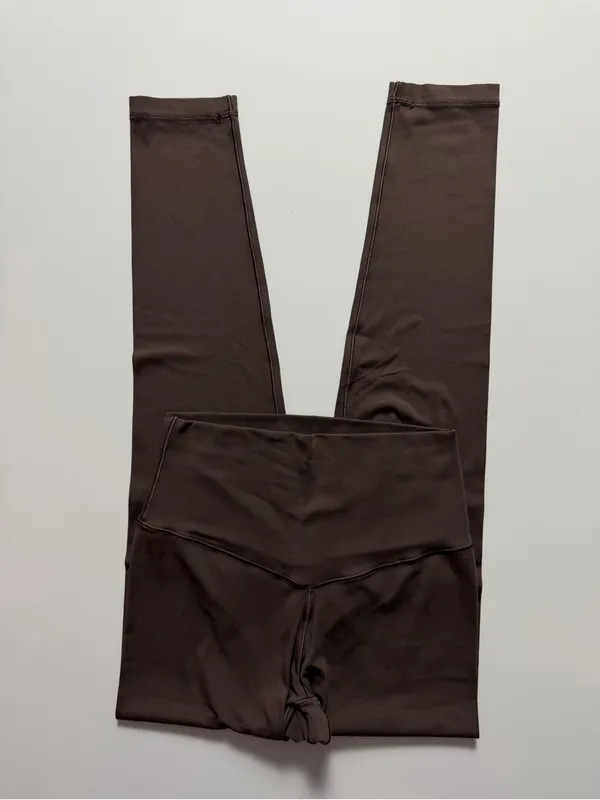 Aerie Offline Real Me 7/8 Hi-Rise Leggings, Brown, Size S (Long) - Image 2