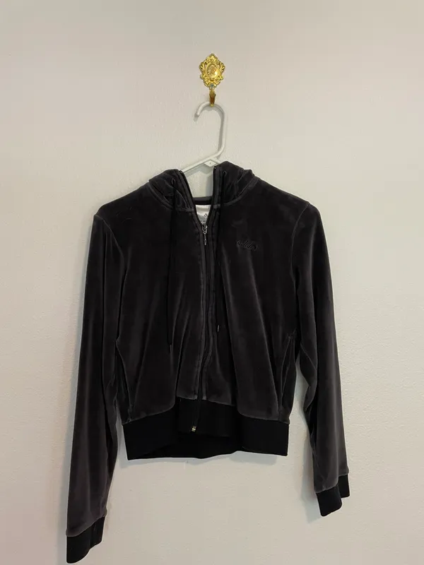Adidas Velour Track Jacket - Image 6
