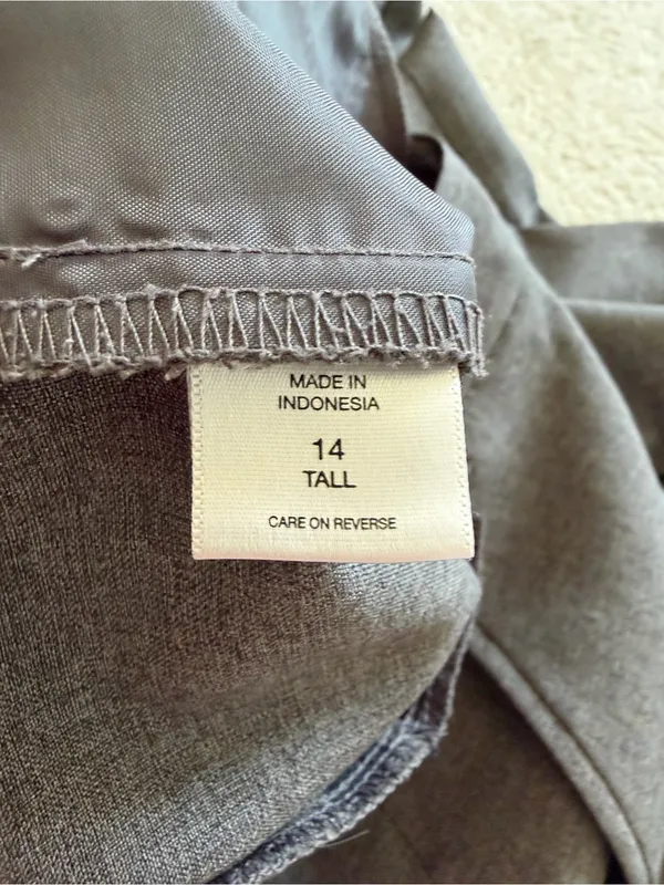 New York & Company Gray Straight Leg Dress Pants Women’s 14 Tall - Image 7