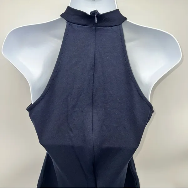 Rolla Coster Midnight Navy Blue Racer Back Sleeveless Above the Knees Dress-L - Image 5