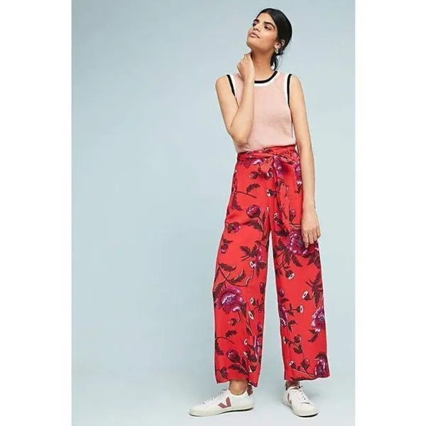 ✨Ett:twa by Anthropologie Margo Wide-Leg Sz 4P Trousers✨ - Image 6