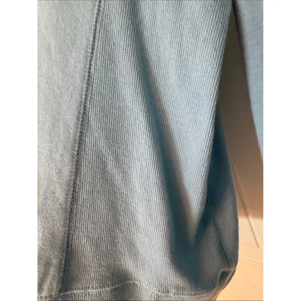 Reflex Light Blue Women's Hoodie Sweater with Drawstring Size L - Image 6