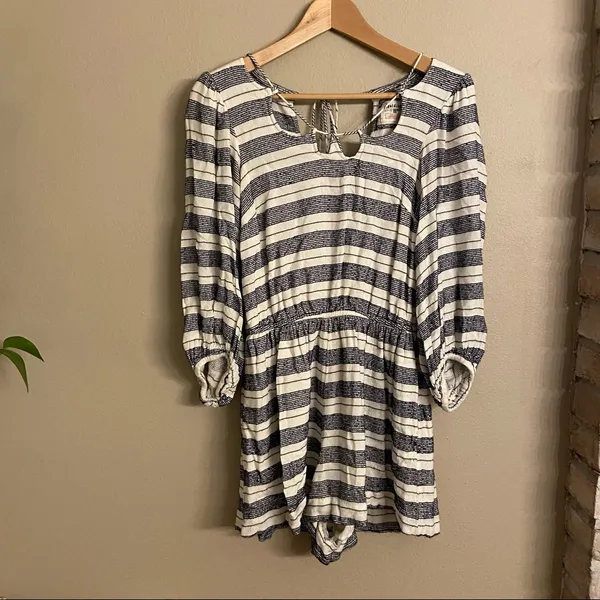 ANTHRO‎ Holding Horses Striped Romper - Image 2