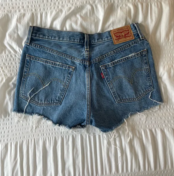 Levi’s Dark Wash 501 Denim Shorts - Image 2