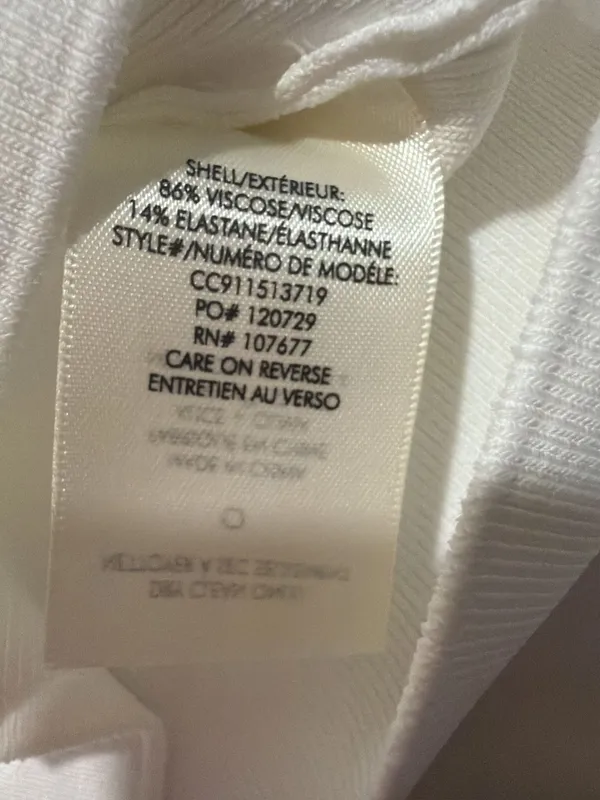 Alice + Olivia Kiki Cutout Tank Top Size 0 White - Image 6