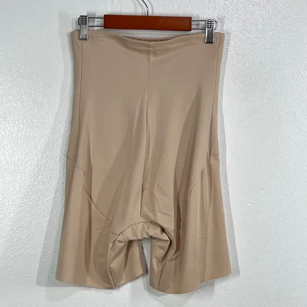 Naomi & Nicole Inside Magic High Waist Thigh Slimmer Shapewear 7929 Beige‎ 2X - Image 2