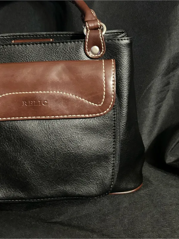 Relic Women’s Black & Brown Small Handbag - Image 3