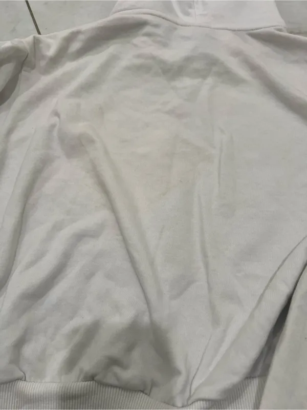 Justin Bieber White Team Bieber Hoodie Size Medium - Image 8
