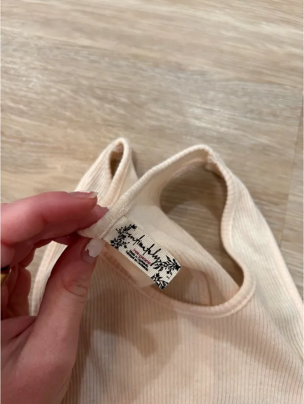 Butter Yellow free people tank - Image 2