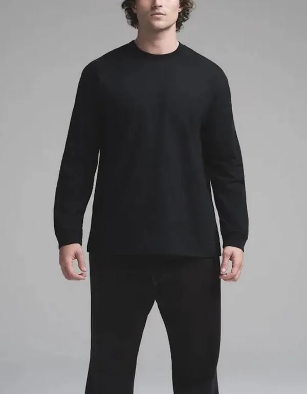 SKIMS Mens Heavy cotton jersey oversized long sleeve - Image 2