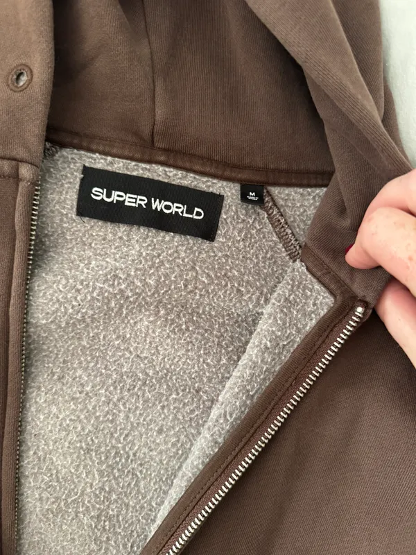 Aritzia Zip Up Hoodie  - Image 2