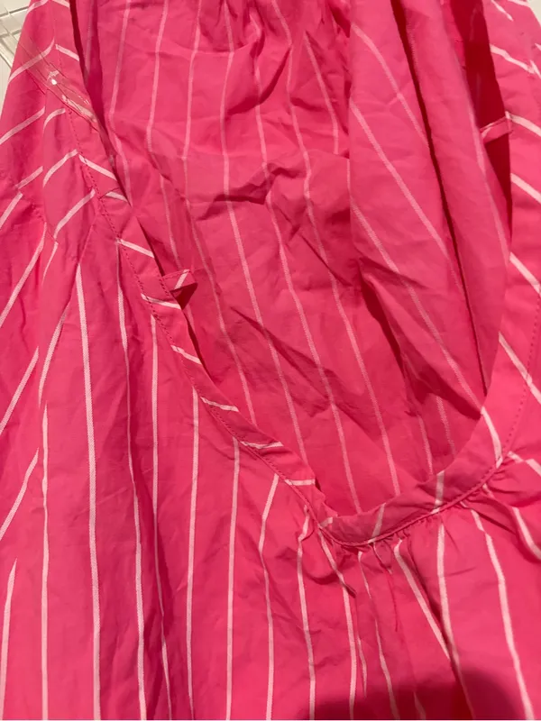 A New Day Sleeveless Shift Mini‎ Dress pin Striped Pink White Size medium - Image 9
