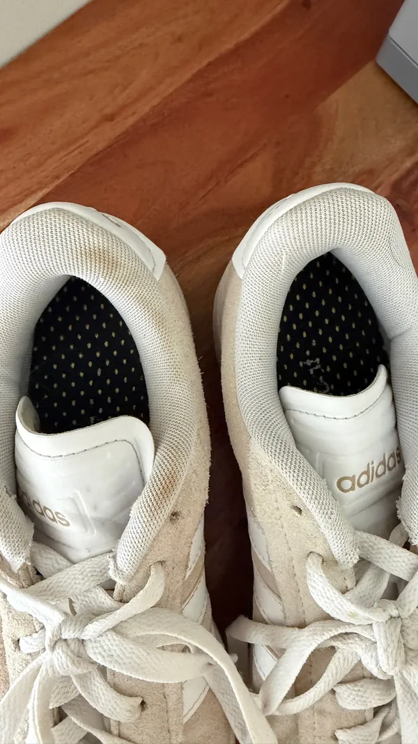 Cream Adidas Sneakers - Image 3