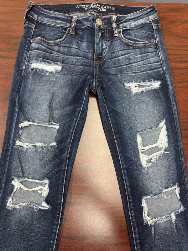 American Eagle Super Stretch AEO Denim X Super Low Jegging Size 6 - Image 2