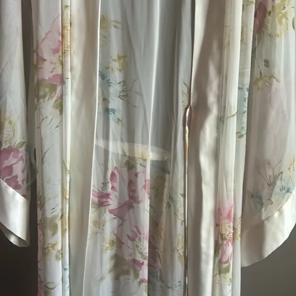 Victoria's Secret Collection Kimono Robe Women's Size L Floral Vintage 90s Robe - Image 14