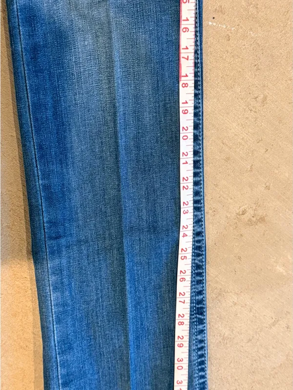 Ariat Women's Dark Blue Wide Leg Jeans - Image 6
