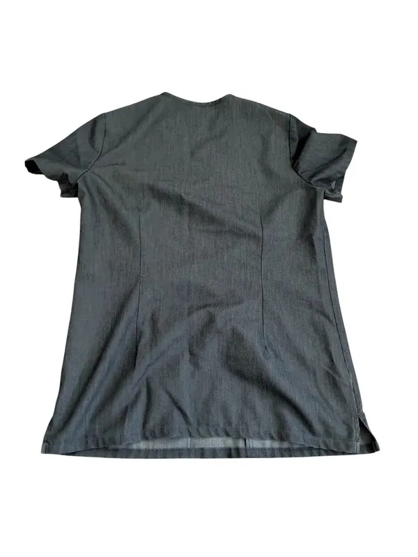 FIGS Gray V Neck Scrubs Top Size XS Womens - Image 2