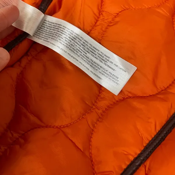 Mango MNG Anorak 012Melon Water Repellent Quilted Jacket Burgundy XXL NEW NWT - Image 13