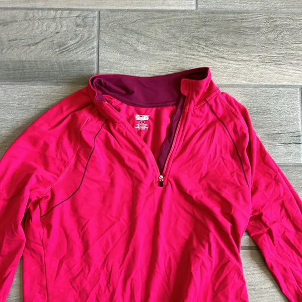 Go fit half zip pullover half zip Pink Size L - Image 2