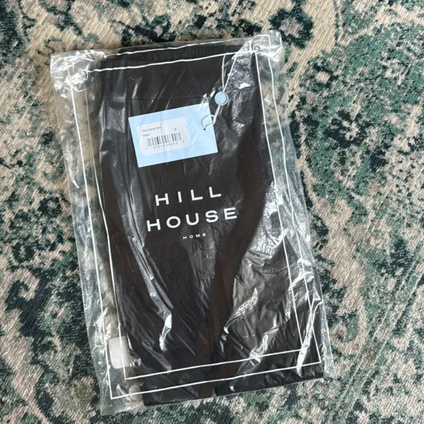 NWT Hill House The Claire Pant in Black Mid-Rise Slight Stretch Size Small - Image 3