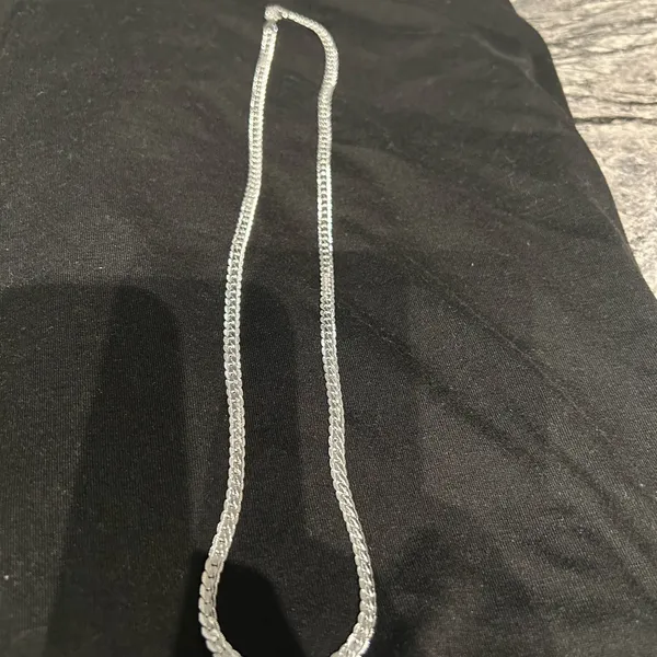 Elegant Silver Chain Necklace S925 - Image 2