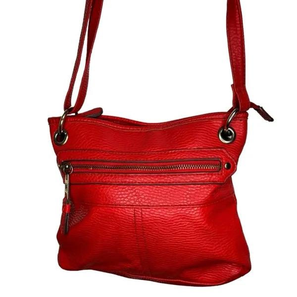 Long Red‎ Shoulder Bag Red - Image 2