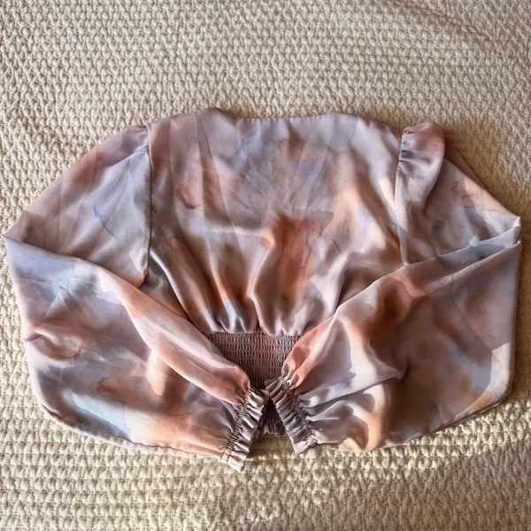 Aritzia Wilfred Wistful Blouse in Watercolor in S - Image 2