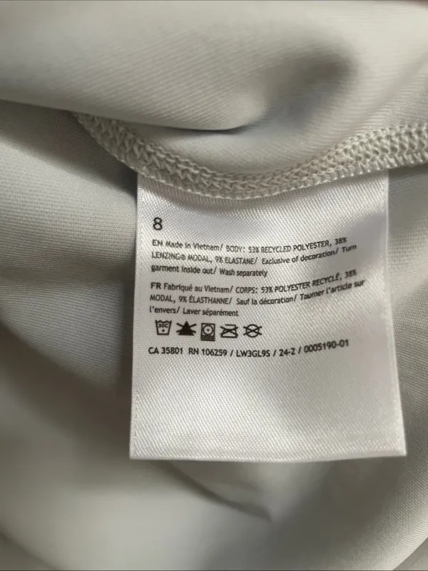 LULULEMON Softstreme Perfectly Oversized Cropped Crew in Vapor Size 8 - Image 6