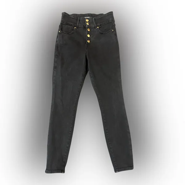 Good American Good Waist Button Fly Jeans Size 10/30 - Image 7