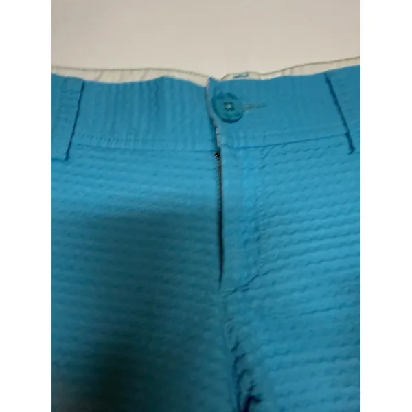Lilly Pulitzer Callahan Shorts Size 2 Searulean Blue Seersucker Cotton 5" - Image 5