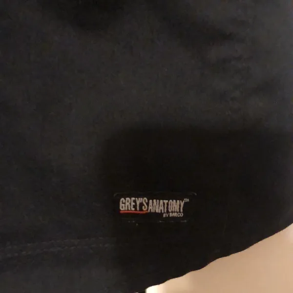 Greys Anatomy By Barco Black Color Women’s Size L Scrub Top - Image 3