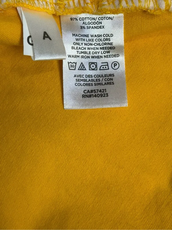 LOFT High Rise Straight Pants Size 2 Golden Yellow Stretch - Image 10