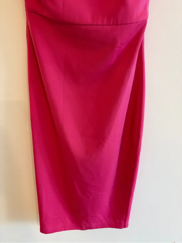 Hot Pink NBD Jaiden Midi Dress Size S - Image 4