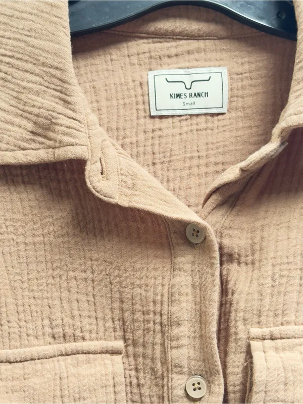 Kimes Ranch TORREAN TIE UP Cropped Button top Size Small - Image 7