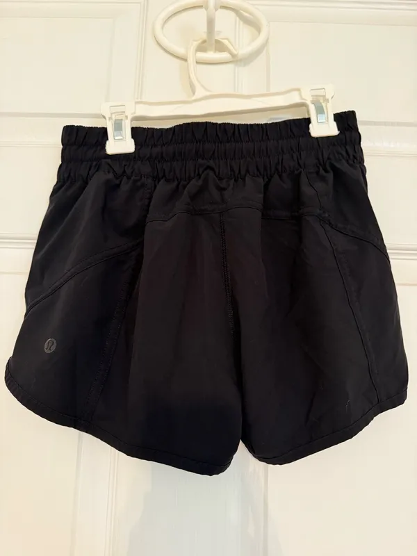 Black Lululemon Tracker Shorts - Image 2