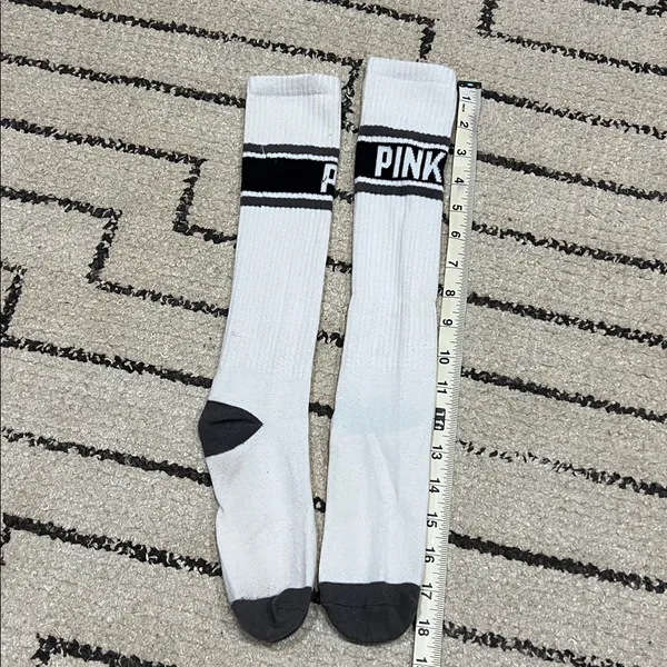 PINK Victoria's Secret women’s White Socks - Image 2