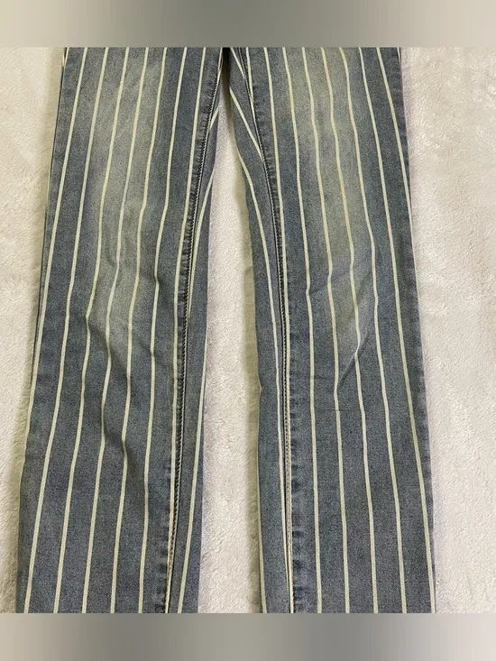 Slimming Striped Distressed Jeggings size XS - Image 10