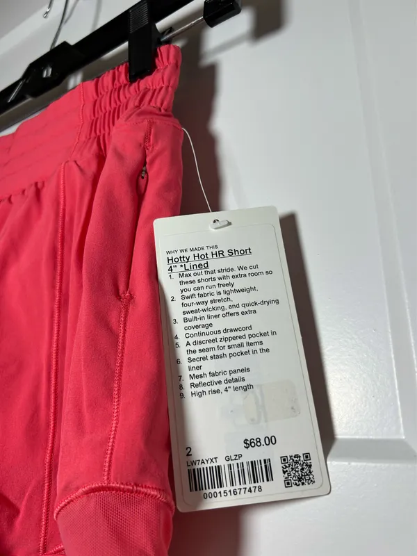 Lululemon size 2 shorts/Hotty hot shorts - Image 8