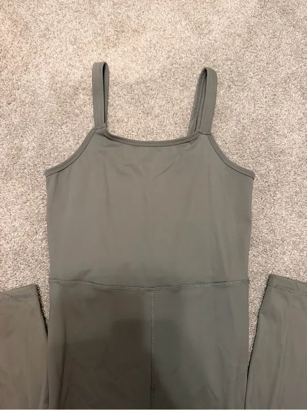 Wildflowers Olive Green Legging Jumpsuit - Image 3