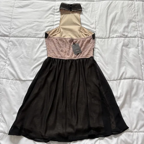 Venus NWT Michael‎ Costello X Revolve Mini Dress Womens XS Black Pink Fairy Whimsigoth - Image 8