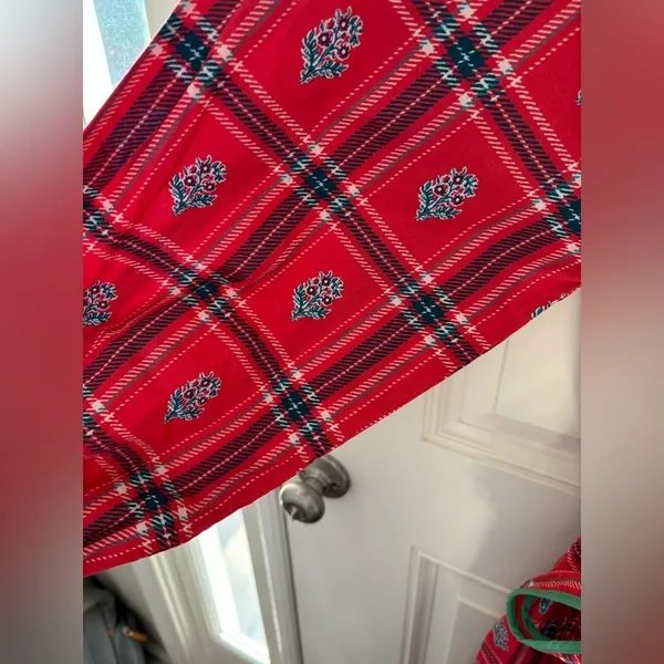Printfresh Main Street Dress in Nostalgia Plaid Joyful Red Cotton Size Small NWT - Image 6