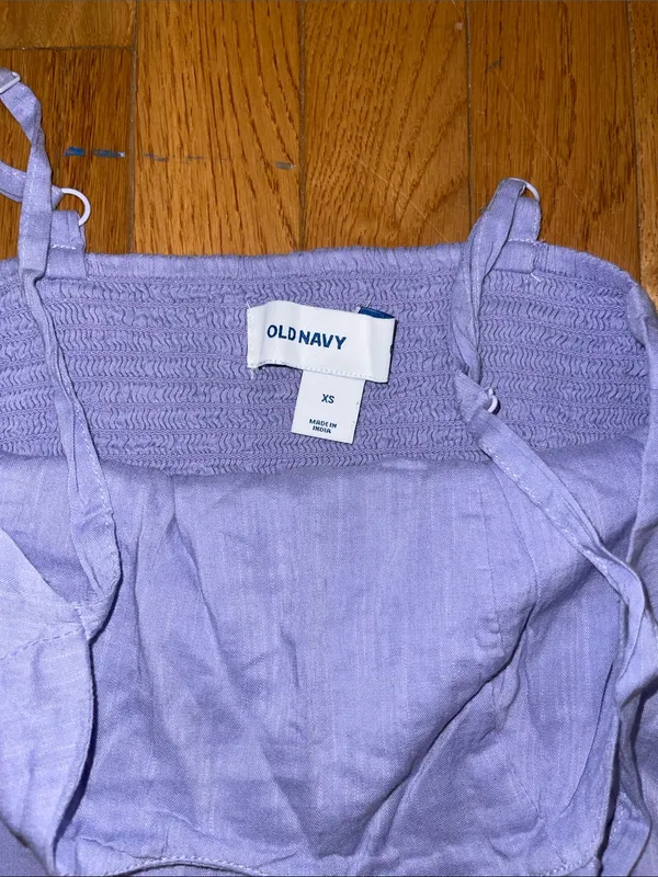Old Navy Purple Spaghetti-Strap Ruffle-Hem Dress - Image 2