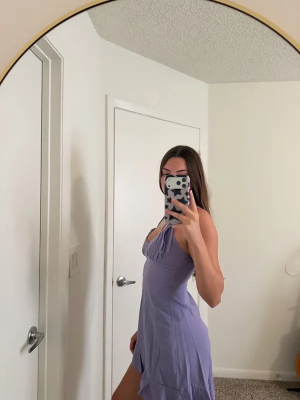 Shein Mini Purple Dress - Image 4