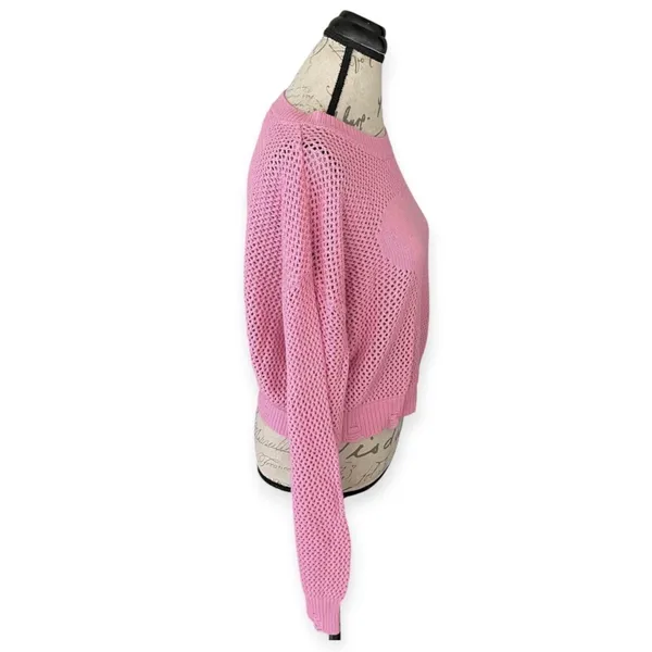 Almost Famous Sweater Pink Sz XL Long Sleeve - Image 4